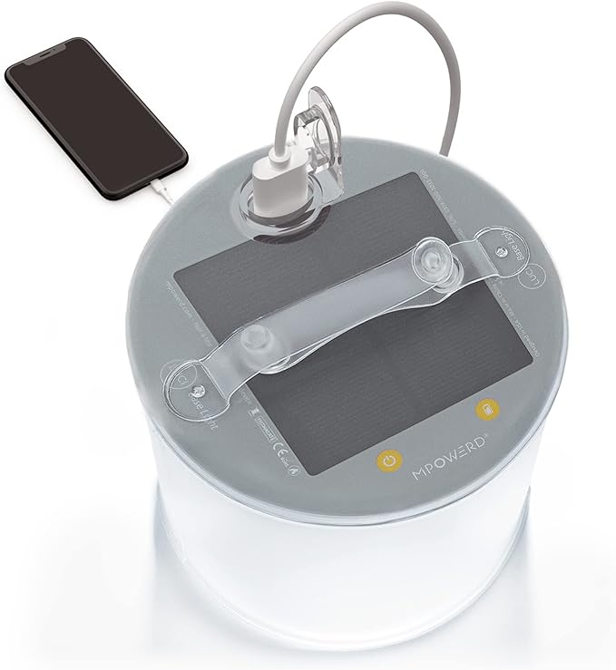 MPowerd Luci Solar Lantern + Power Hub: Base Camp Max