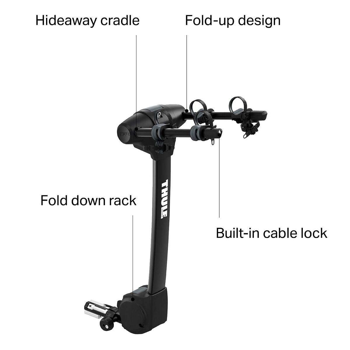 Thule Apex XT 2-Bike Rack for 2' OR 1.25" HITCH