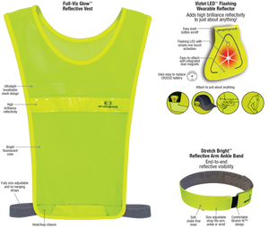 Amphipod Love to Run Visible Express Kit - Hi-Viz Yellow