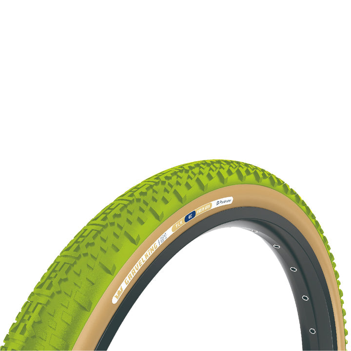 Panaracer GravelKing X1 Tire - 700 x 45, Tubeless, Folding, Matcha/Black