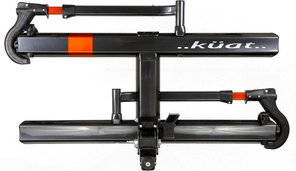 Kuat Sherpa 2.0 - 2" - 2-Bike Rack - Gray Metallic and Orange Anodize