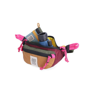 Topo Designs Mountain Waist Pack (Burgundy/Dark Khaki)