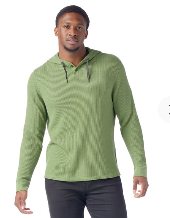 Smartwool Waffle Henley Hoodie Men's