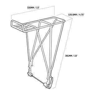 Blackburn EX-1 Disc Rear Bike Rack - Black