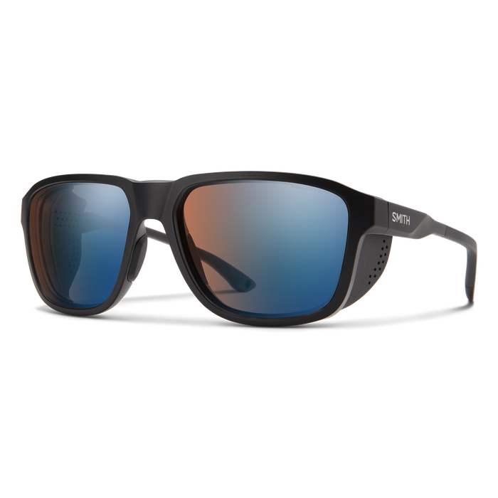 Smith Embark | Matte Black | ChromaPop Glacier Photochromic Copper Blue Mirror