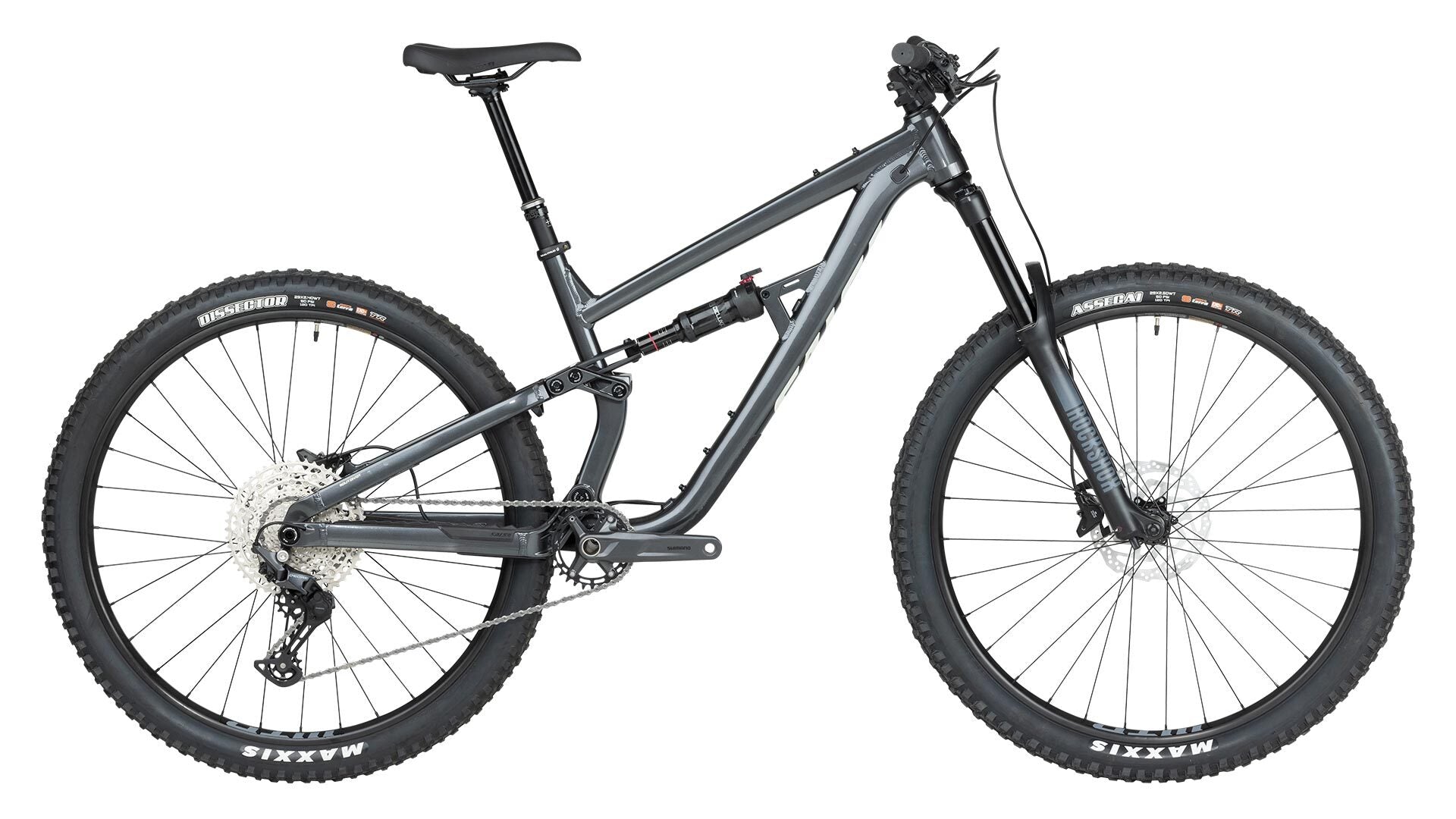 Salsa Blackthorn Deore 12 Bike - 29", Aluminum, Dark Gray, Large Full Suspension