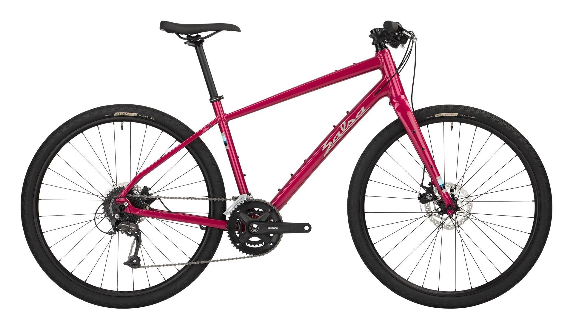 Salsa Journeyer Flat Bar Altus 650 Bike - 650b, Aluminum, Ruby Red, MD